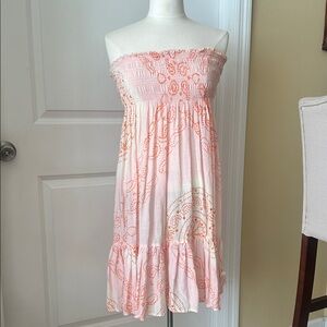 Cool change strapless tube cover up sundress